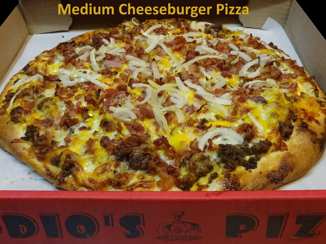 Daddio's Medium Cheeseburger Pizza in Buffalo, New York